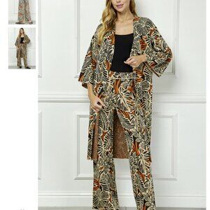 See and Be Seen - Jacquard Long Sweater Pants - NEW